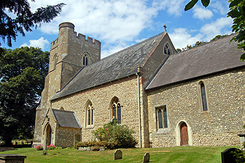 The church from the south-east August 2007